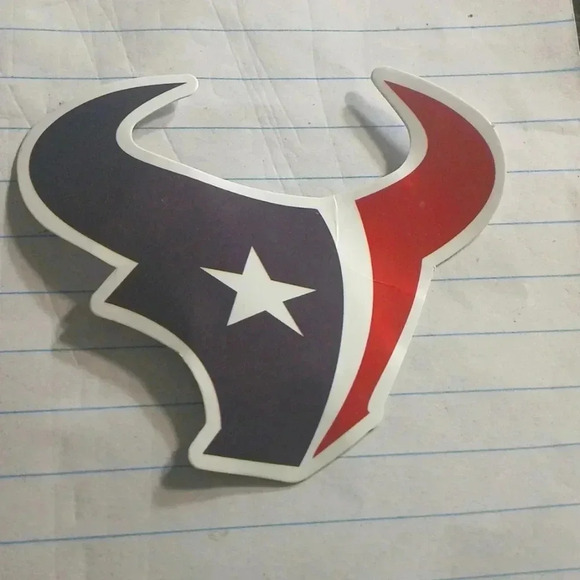Other - ..TEXANS Vintage sticker..waterproof..nwt..we bundle..enjoy